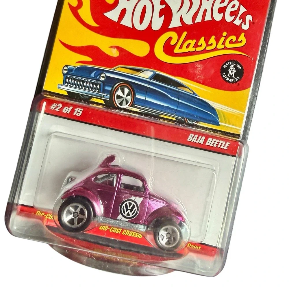 Hot Wheels Classics Series 4 Metallic Pink VW Baja Beetle 1:64 Diecast Car NEW